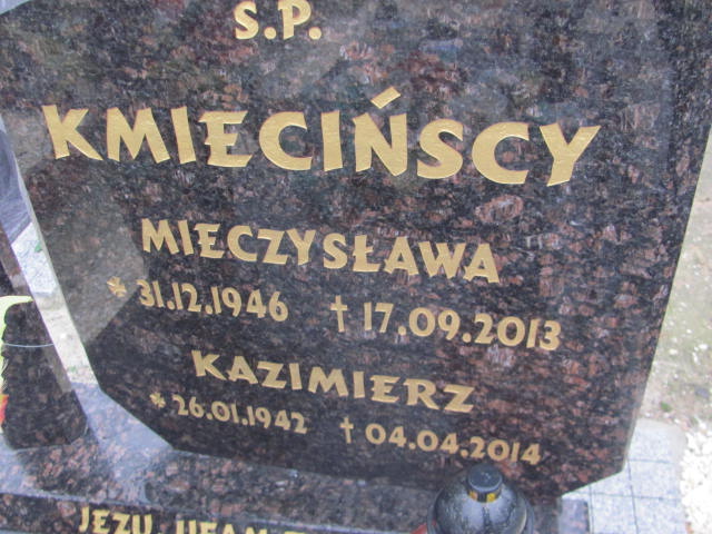 Mieczysława Kmiecińska 1946 Oleśnica - Grobonet - Wyszukiwarka osób pochowanych