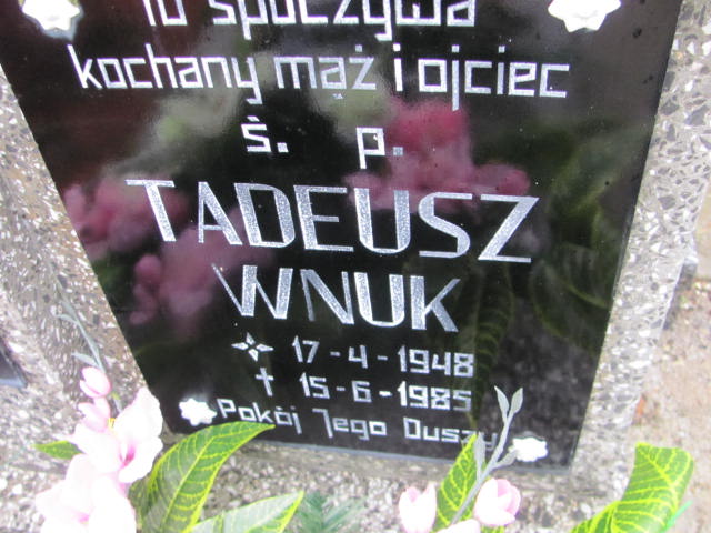 Tadeusz Wnuk 1948 Oleśnica - Grobonet - Wyszukiwarka osób pochowanych