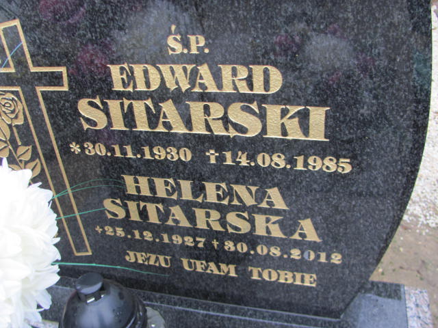 Edward Sitarski 1930 Oleśnica - Grobonet - Wyszukiwarka osób pochowanych