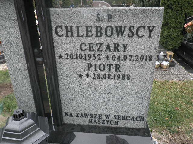 Grób Cezary Chlebowski