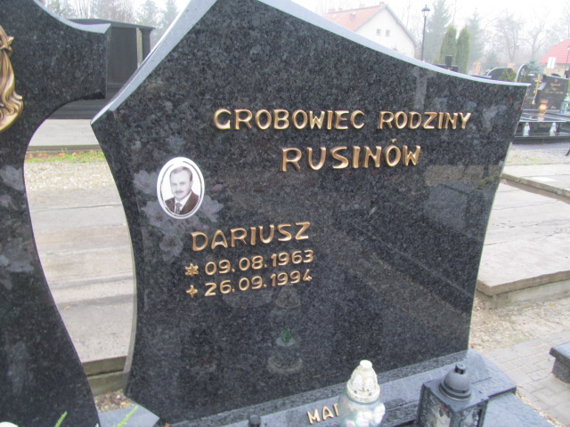 Dariusz Rusin 1963 Oleśnica - Grobonet - Wyszukiwarka osób pochowanych
