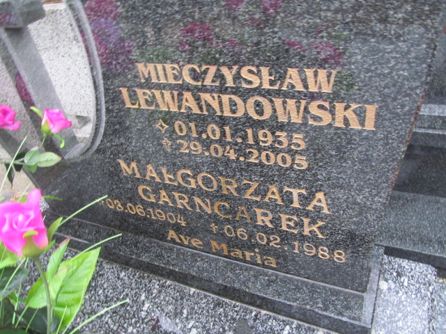 Małgorzata Garncarek 1904 Oleśnica - Grobonet - Wyszukiwarka osób pochowanych