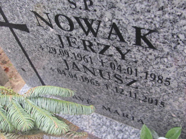 Janusz Nowak 1965 Oleśnica - Grobonet - Wyszukiwarka osób pochowanych