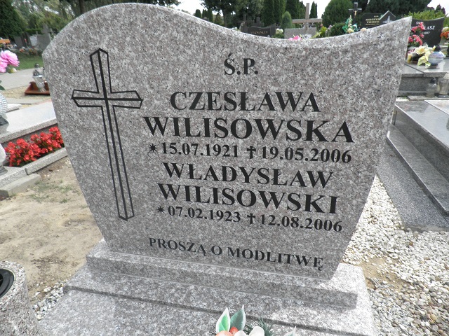 Grób Czesława Wilisowska