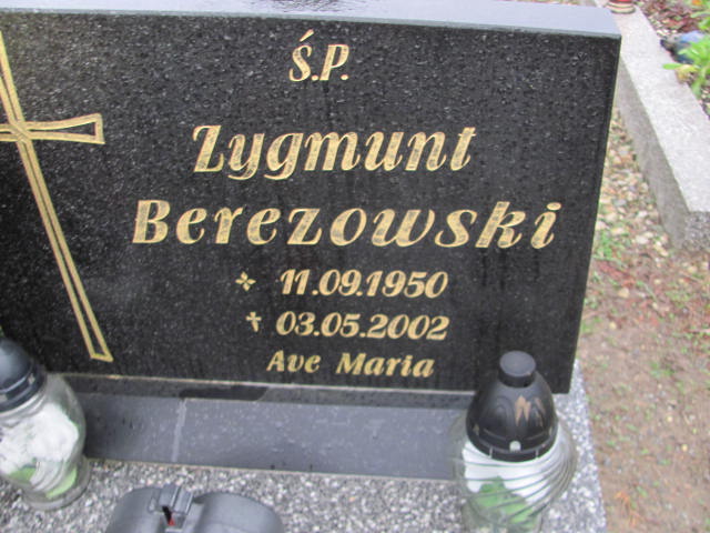 Zygmunt Berezowski 1950 Oleśnica - Grobonet - Wyszukiwarka osób pochowanych