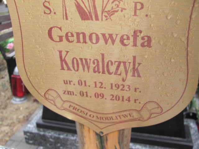 Zygmunt Kowalczyk 1913 Oleśnica - Grobonet - Wyszukiwarka osób pochowanych