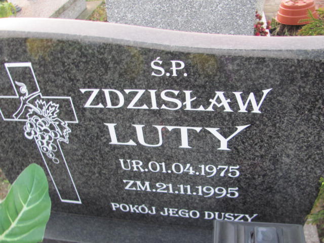 Zdzisław Luty 1975 Oleśnica - Grobonet - Wyszukiwarka osób pochowanych