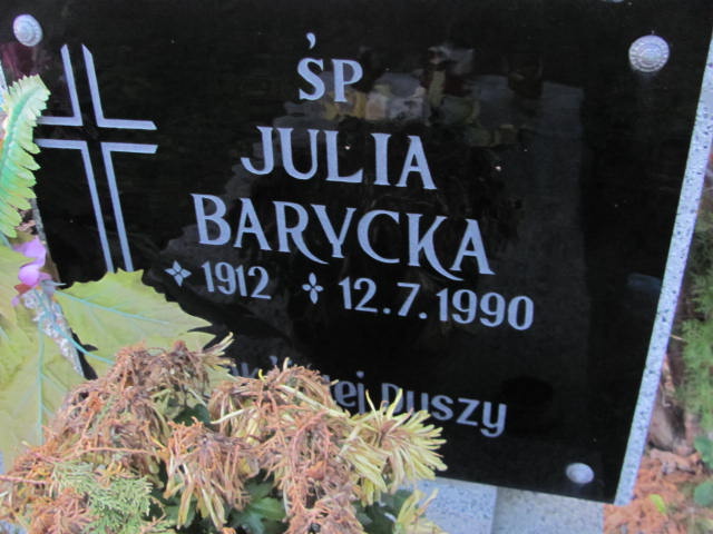 Julia Barycka 1912 Oleśnica - Grobonet - Wyszukiwarka osób pochowanych