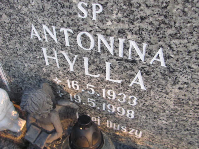 Antonina Hylla 1933 Oleśnica - Grobonet - Wyszukiwarka osób pochowanych