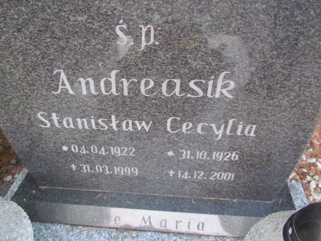 Stanisław Andreasik 1922 Oleśnica - Grobonet - Wyszukiwarka osób pochowanych