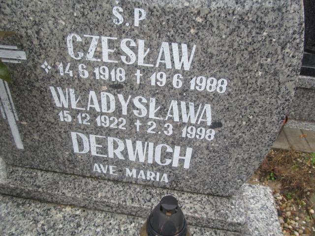 Władysława Derwich 1922 Oleśnica - Grobonet - Wyszukiwarka osób pochowanych