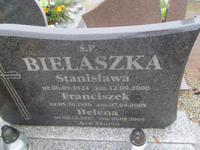 Helena Bielaszka 1947 Oleśnica - Grobonet - Wyszukiwarka osób pochowanych