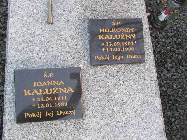 Hieronim Kałużny 1904 Oleśnica - Grobonet - Wyszukiwarka osób pochowanych