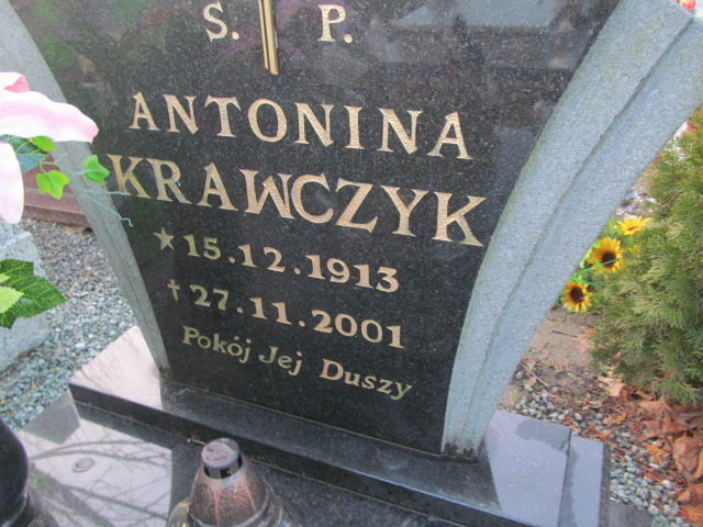 Antonina Krawczyk 1913 Oleśnica - Grobonet - Wyszukiwarka osób pochowanych