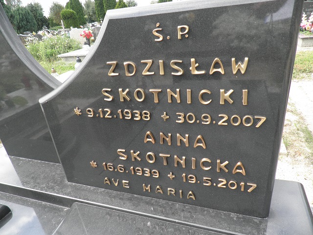 Grób Anna Skotnicka