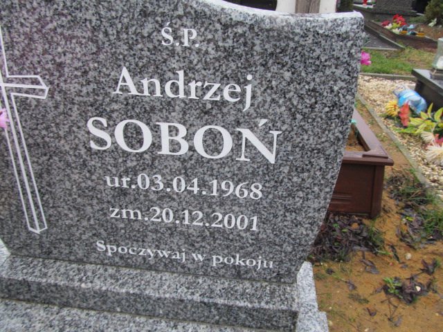 Andrzej Soboń 1968 Oleśnica - Grobonet - Wyszukiwarka osób pochowanych