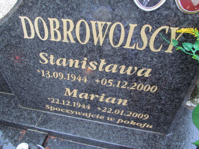 Stanisława Dobrowolska  1944 Oleśnica - Grobonet - Wyszukiwarka osób pochowanych