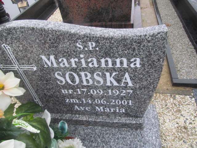 Marianna Sobska 1927 Oleśnica - Grobonet - Wyszukiwarka osób pochowanych