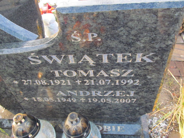 Andrzej Świątek 1949 Oleśnica - Grobonet - Wyszukiwarka osób pochowanych