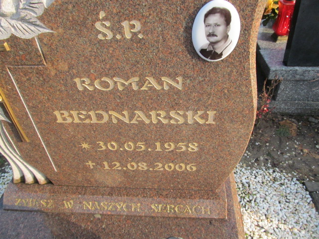 Roman Bednarski 1958 Oleśnica - Grobonet - Wyszukiwarka osób pochowanych