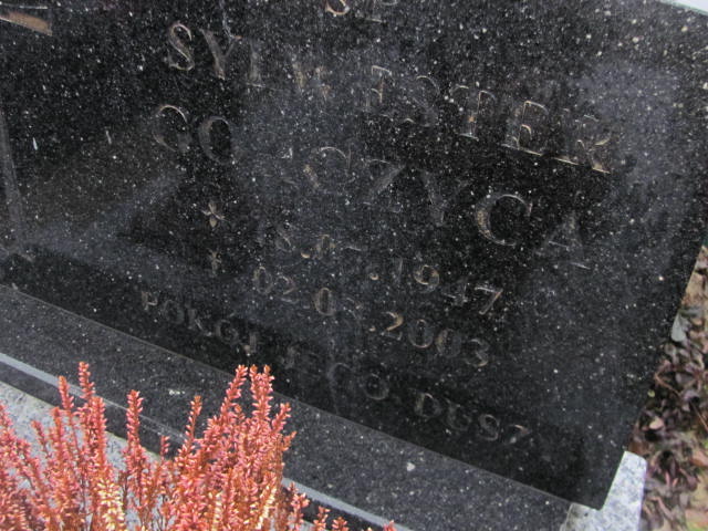 Sylwester Gorczyca 1947 Oleśnica - Grobonet - Wyszukiwarka osób pochowanych