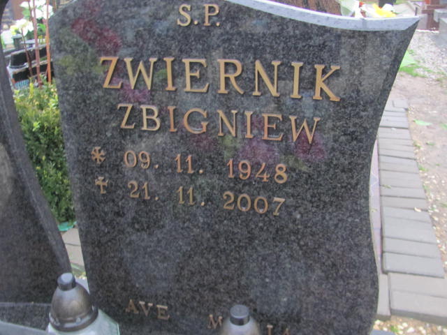 Zbigniew Zwiernik 1948 Oleśnica - Grobonet - Wyszukiwarka osób pochowanych