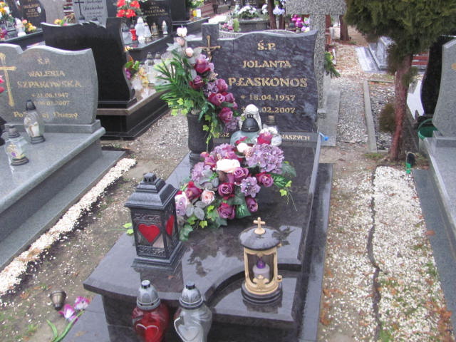 Grób Jolanta Płaskonos