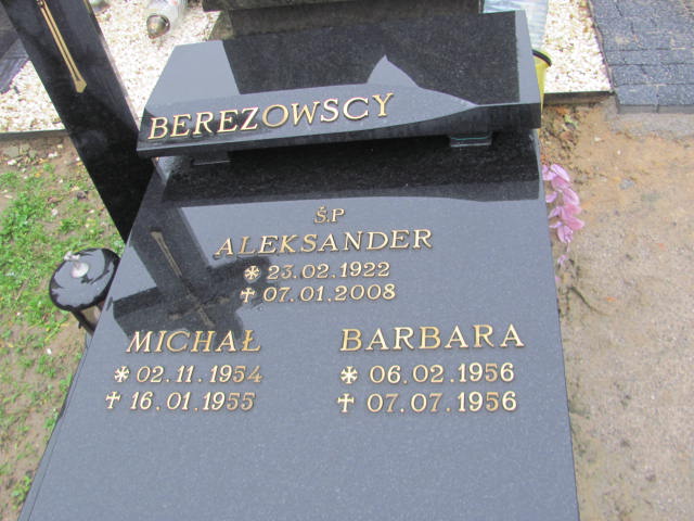 Michał Berezowski 1954 Oleśnica - Grobonet - Wyszukiwarka osób pochowanych
