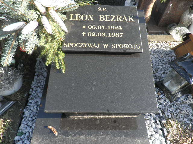 Leon Bezrąk 1924 Oleśnica - Grobonet - Wyszukiwarka osób pochowanych